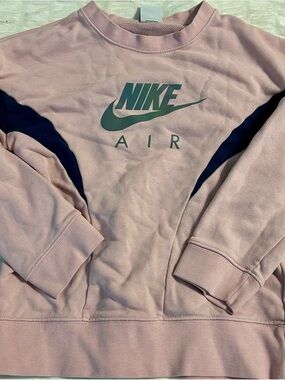Nike Pink Sweatshirt with Black Logo